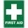 Αυτοκόλλητο Σήμα FIRST AID 200 X 150 mm