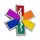LGBT Rainbow Star of Life Καρφίτσα Μεταλλική