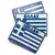 Σήμα PVC Ελληνική Σημαία Γαλάζιο/Λευκό