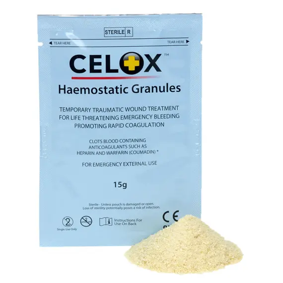 Celox Αιμοστατικό Βοήθημα σε Φακελάκι 15gr