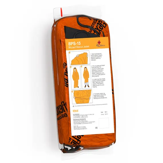 Blizzard Rescue Jacket Ισοθερμικό Ολόσωμο Τζάκετ Επιβίωσης