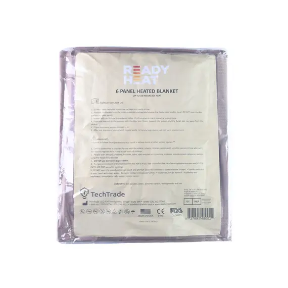 TechTrade Ready-Heat II Θερμική Κουβέρτα Πρώτης Ανάγκης - 86 x 152 cm - 6 PANEL Θέρμανσης