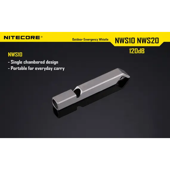 NITECORE NWS20 σφυρίχτρα τιτανίου NITECORE NWS20 σφυρίχτρα τιτανίου