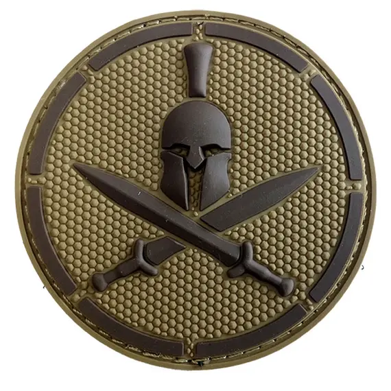 Mil-Spec Monkey Διακριτικό Σήμα "Spartan Helmet" - Desert