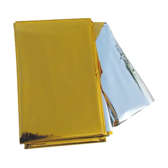 TRAVEL SAFE Θερμική Κουβέρτα Διπλής Όψης (Χρυσή-Ασημένια)