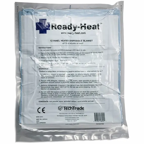 TechTrade Ready-Heat II Θερμική Κουβέρτα Πρώτης Ανάγκης ~ 122 x 86 cm