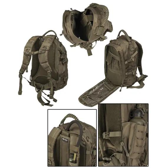 MIL-TEC Σάκος Πλάτης Paracord SM 20 Λίτρων - Χακί MIL-TEC Σάκος Πλάτης Paracord SM 20 Λίτρων - Χακί