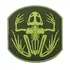 Διακριτικό Σήμα PVC "Frog Skeleton" - Olive